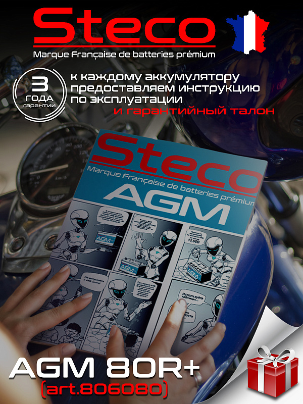 Steco AGM 80ач